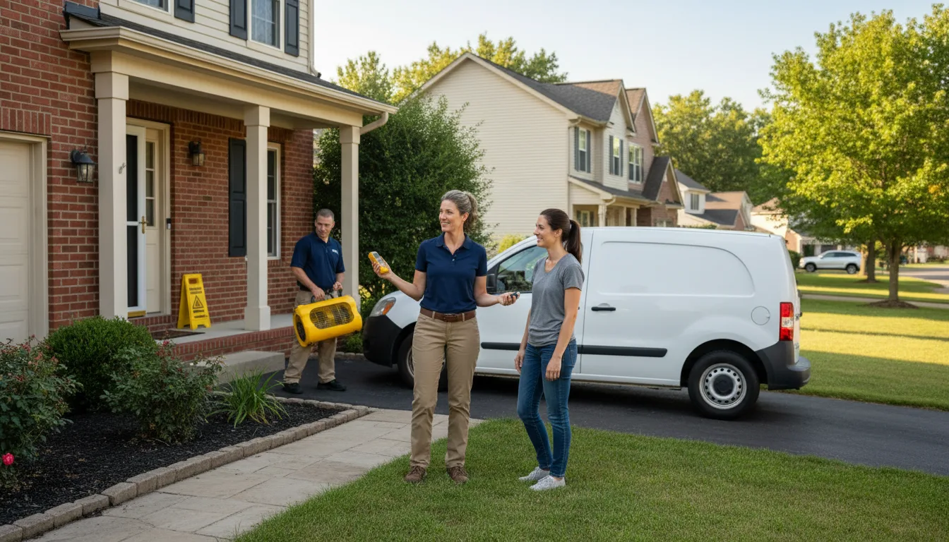 Residential water damage restoration in Marana, AZ